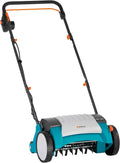 Gardena Elektro-Vertikutierer 1000 W, 30 cm Arbeitsbreite, für Rasenflächen bis 1000 m², verstellbare Arbeitstiefe, klappbares Gestänge